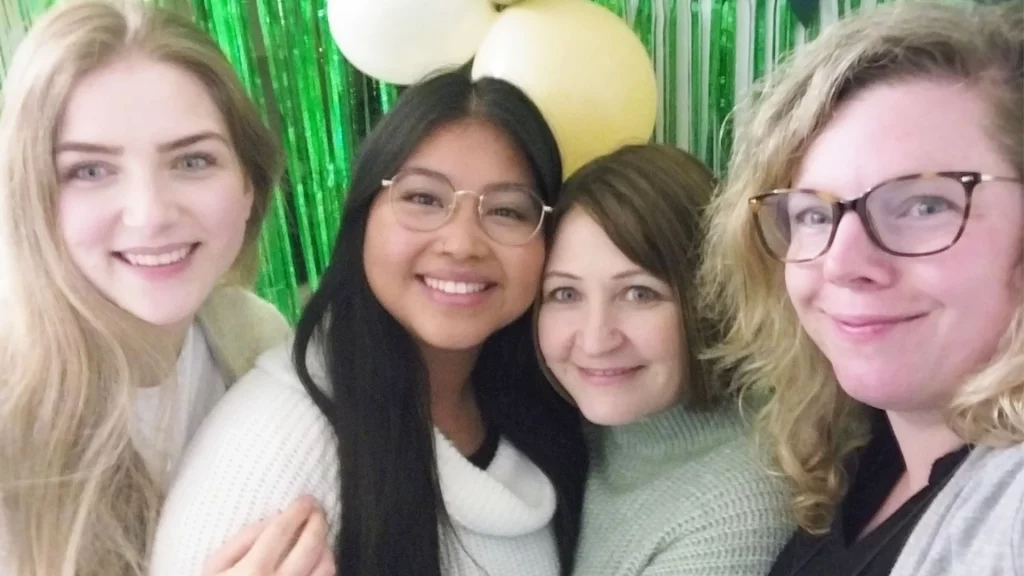 Selfie von Kathis Pflegeteam