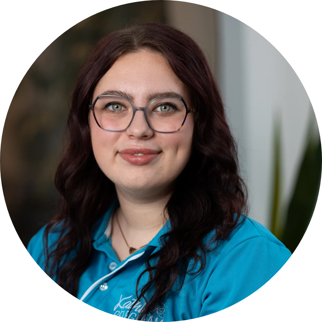 Felicitas Baier als Pflegefachkraf bei Kathis Pflegeteam