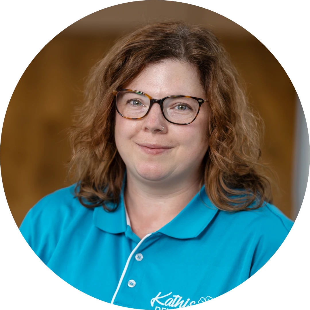 Nicole Grosseker als Pflegedienstleitung und Mentorin bei Kathis Pflegeteam