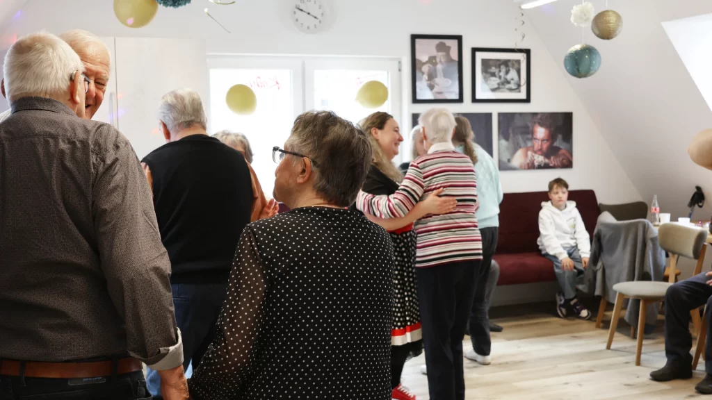 Besuch in der Tagespflege bei Kathis Pflegeteam